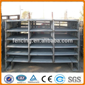 temporary livestock farm fence panel/ galvanized pipe horse fence panel